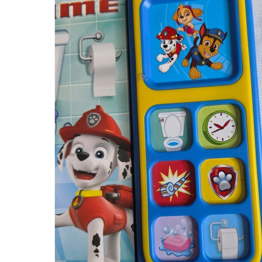 Nickelodeon PAW Patrol Potty Time 7 Button Interactive Sound Board Book